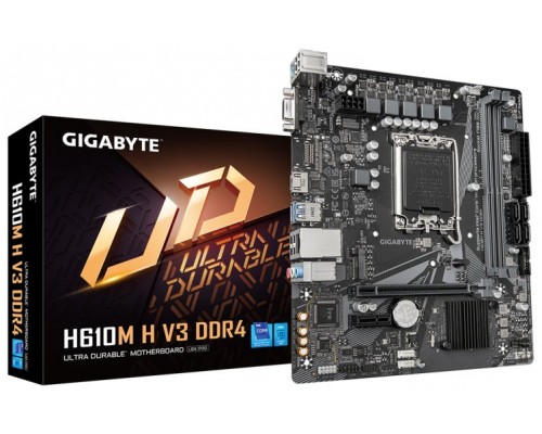 Gigabyte H610M H V3 DDR4 placa base Intel H610 Express LGA 1700 micro ATX (Espera 4 dias)